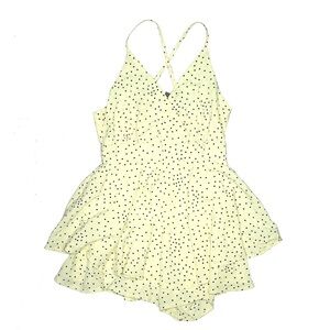 Nasty Gal White Polka Dot Romper